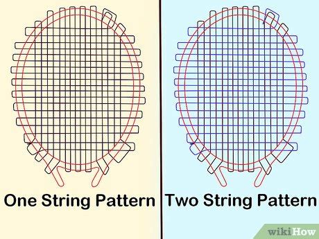 tennis racquet stringing patterns - nonon-jakuzure-cosplay-tutorial