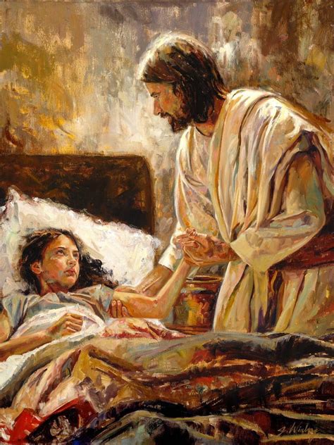 The Raising of the Daughter of Jairus Giclée Print | Jesus painting ...