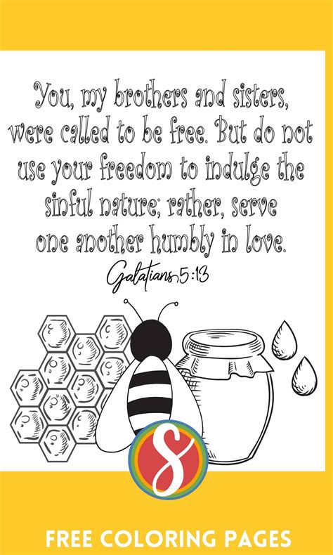 Free Galatians Coloring Pages — Stevie Doodles Free Printable Coloring ...