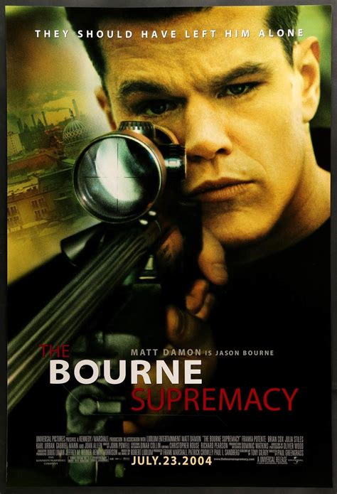 Bourne Supremacy (2004) Original One-Sheet Movie Poster - Original Film Art - Vintage Movie Posters