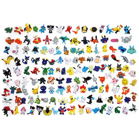 Pokemon Mini Battle Action Figures Party Set (144 Characters)