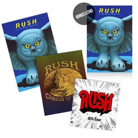 Rush is a Band Blog: Rush: The Missing Tourbooks Collection now available at the Rush Backstage Club