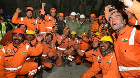 Uttarakhand Tunnel Collapse: 41 workers rescued successfully after being trapped for 17 days ...