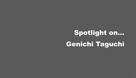 Spotlight on… Genichi Taguchi - Rove Consultancy