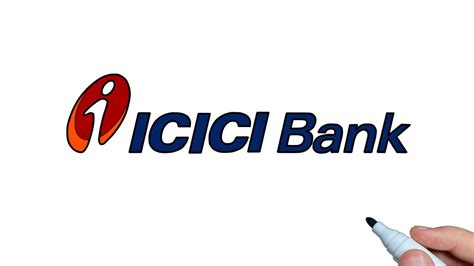 How to draw ICICI Bank logo step by step - YouTube