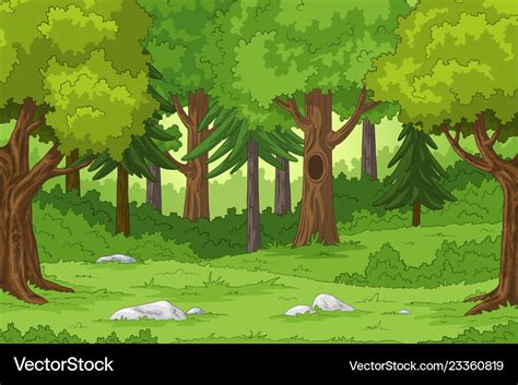 Cartoon Forest Background Clip Art