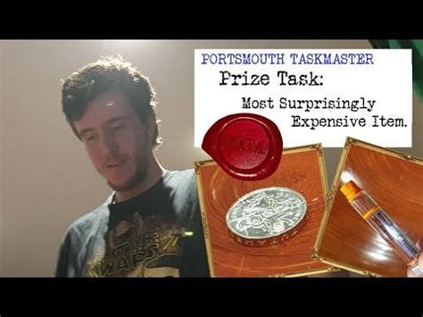 Prize task: surprisingly expensive item : taskmaster