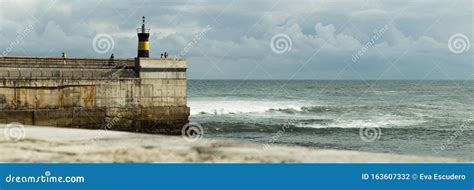 Comillas/ Cantabria/ Spain- October, 29, 2019. View of the Lighthouse ...