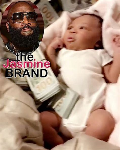 Rick Ross Debuts Newborn Daughter, Surrounded By Cash - theJasmineBRAND