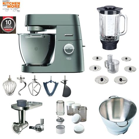 Kenwood Chef XL Titanium KVL 80 Mega-Paket 8320S +Deutschem Kochbuch ...