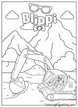 Blippi Coloring Crayons Askworksheet Sketch Page sketch template