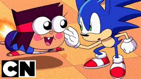 OK K.O. Let's Be Heroes! | KO and Sonic The Hedgehog | Cartoon Network ...