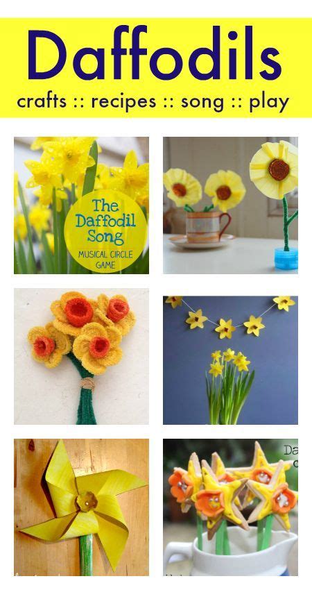 Lovely daffodil crafts for kids, plus St. David's Day activities ...