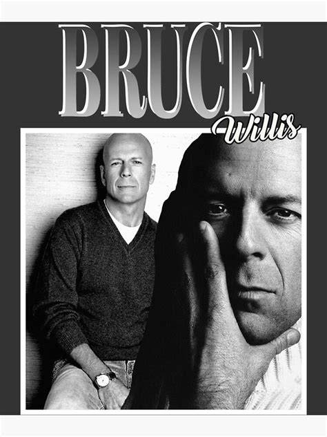 "Bruce Willis Classic" Poster for Sale by TobiasBerger | Redbubble