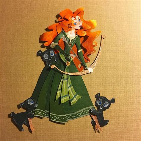 Merida | Disney artwork, Paper artwork, Disney drawings