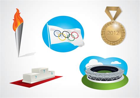Olympic elements vector - Download Free Vector Art, Stock Graphics & Images