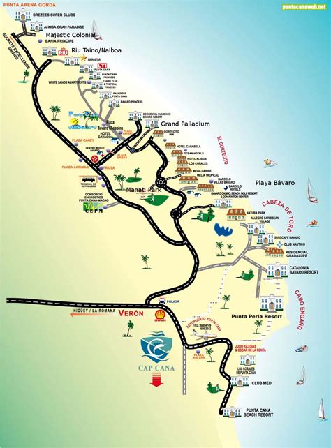 Mapa Punta Cana