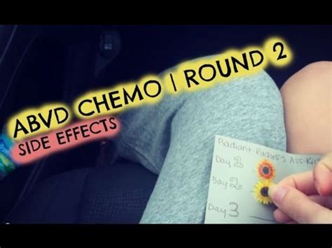 ABVD CHEMO SIDE EFFECTS: Round 2 - YouTube