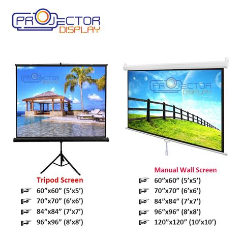 Venova / MEKI / Dopah / DP Manual Wall / Tripod Screen Portable ...