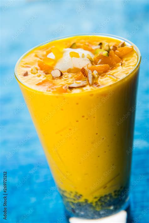 Falooda / Faluda is a popular Indian dessert - Strawberry and Mango flavoured which has Ice ...