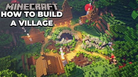 How to build your FIRST Village in Minecraft 1.15 Survival - YouTube