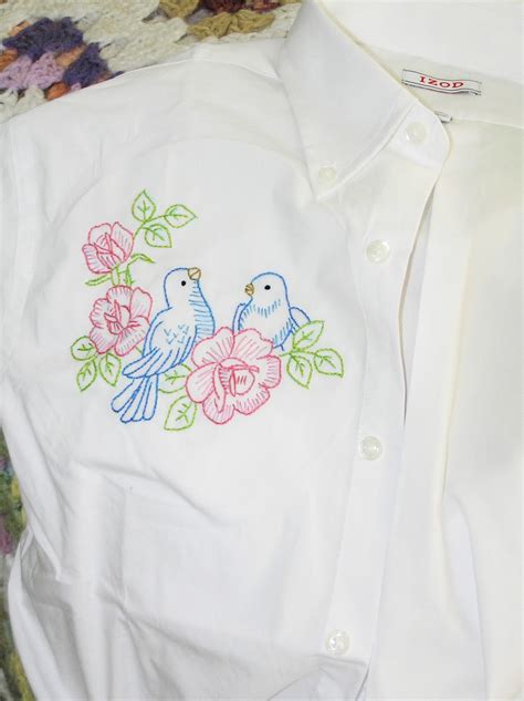 Kitty And Me Designs: Embroidered Dress Shirts