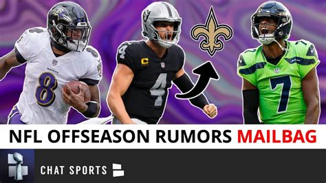 NFL Rumors: Lamar Jackson Trade Destinations, Derek Carr Trade Rumors ...