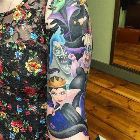 Disney Villain Tattoos - Inked Magazine | Disney tattoos, Disney sleeve ...