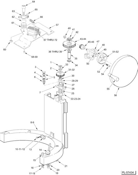 Hobart-H600-L800-Mixer-Bowl-Lift-Parts