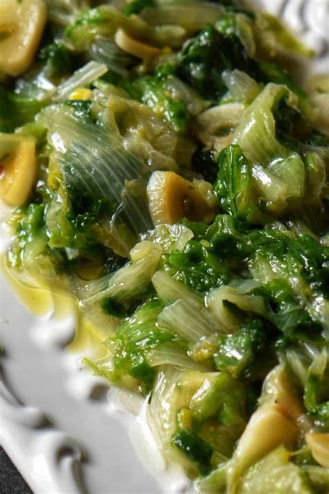 Sauteed Escarole Recipe: Italian Style - She Loves Biscotti