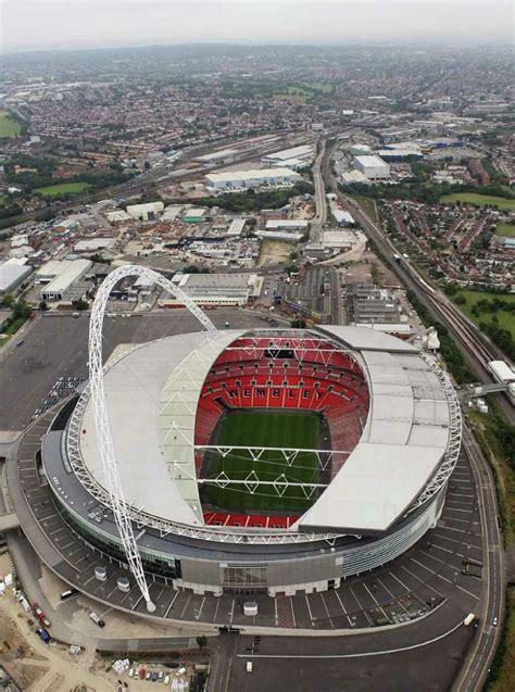 Aerial views of the London 2012 Olympic venues