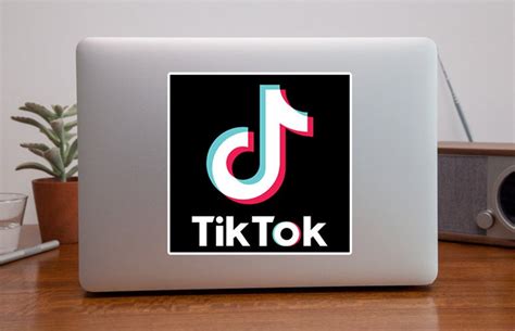 Tiktok Logo Sticker Vinyl Decal - Etsy