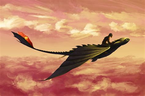 Flying - Hiccup and Toothless by blindbandit5 on deviantART | How train your dragon, How to ...