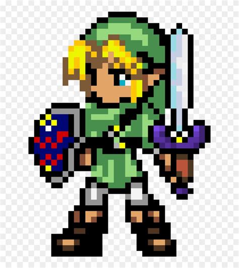 Link Pixel , Png Download - Legend Of Zelda Pixel Art, Transparent Png - 641x861(#81442) - PngFind