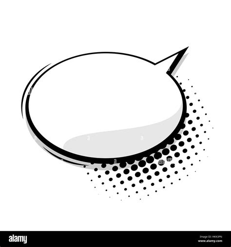 Blank template comic speech bubble Stock Vector Image & Art - Alamy