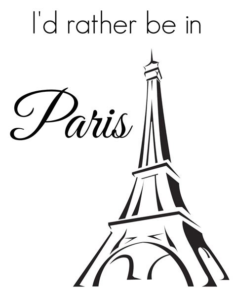 French-Themed Printable Art