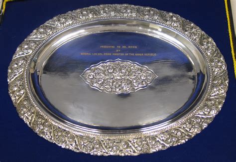 Engraved Silver Tray - The National Museum of American Diplomacy