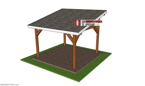 12x12 Hip Roof Gazebo Plans | MyOutdoorPlans | Free Woodworking Plans and Projects, DIY Shed ...