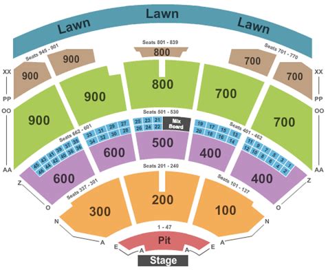 Riverbend Music Center Seating Chart + Rows, Seats and Club Seats