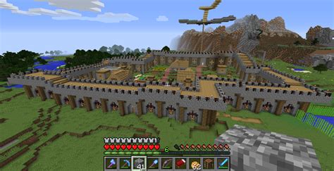 I built a wall around the village I spawned in. - Album on Imgur ...