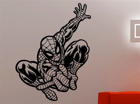 Spiderman Wall Decal Comics Superhero Sticker Vinyl Wall