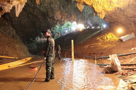 Thai cave rescue in photos: Rescuers extract soccer team trapped in cave - ABC11 Raleigh-Durham