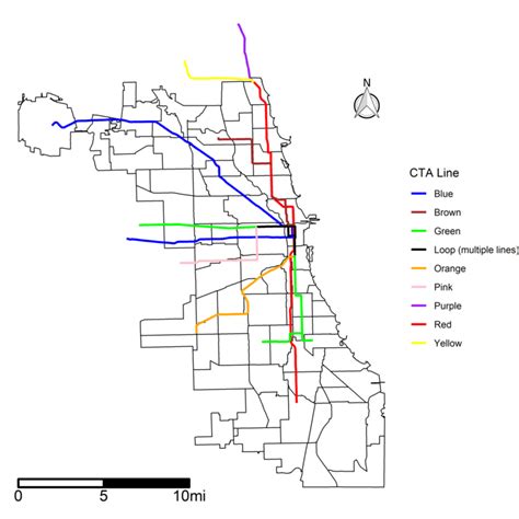 Chicago Transit Authority Map