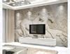 3D Embossed White Horse Custom Mural Running Horse Wallpaper For Bedroom, Living Room, TV ...