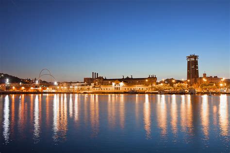 Barcelona Skyline at Night Photograph by Artur Bogacki | Fine Art America