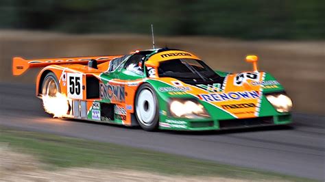 Mazda 787B SCREAMING Engine Sound | 9.000rpm R26B 4-Rotor | Launches ...