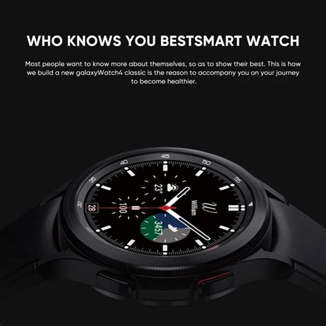 Original Samsung Galaxy Watch 4 Classic 42mm/46mm Smart Watch Super AMOLED Display Blood ...