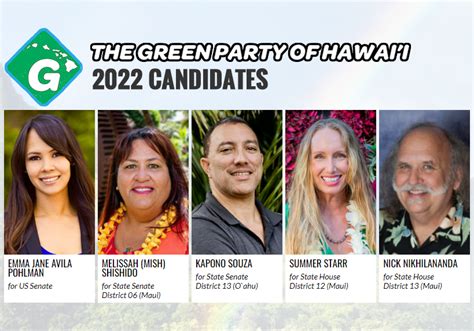 2022 Candidates - Green Party of Hawai'i