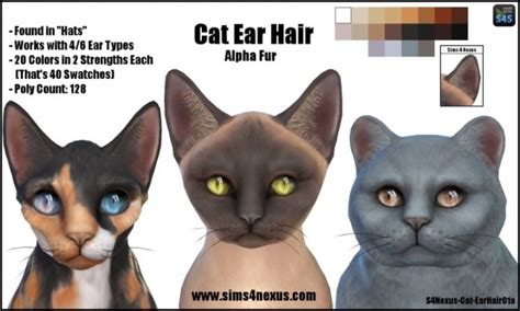 Sims 4 CC Cat Ears And Tail Child