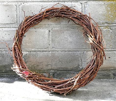 Twig Wreath for Decoration Natural Wreath Spring Door Twig Hoop Real ...